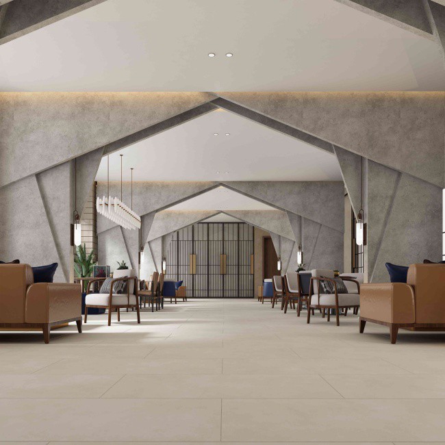 Plain Sand Color Carving Tile